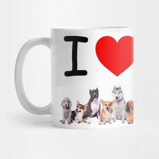 I HEART PUPPIES Mug